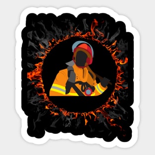 firemen Sticker